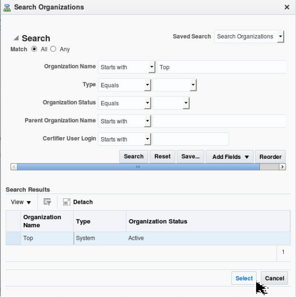 Creating an Organization - Step 4