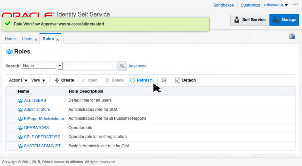 Creating a Role - Step 10