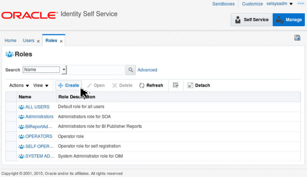 Creating a Role - Step 3