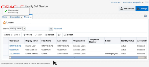 Creating a User - Step 8