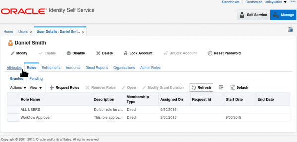 Updating User Attributes