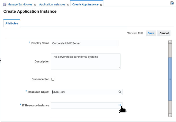 Creating Application Instance - Step 6