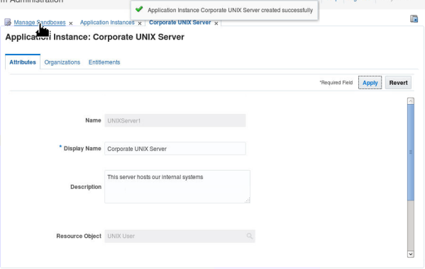 Creating Application Instance - Step 11