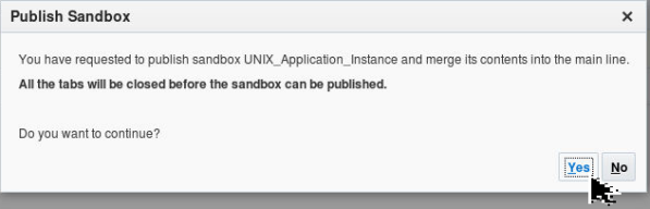Publishing a Sandbox - Step 2