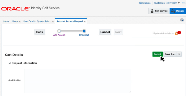 Creating a New User - Step 15