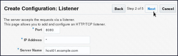 Listener Page