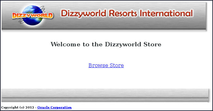 browsestore application home page