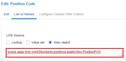 Specify the VO path and name