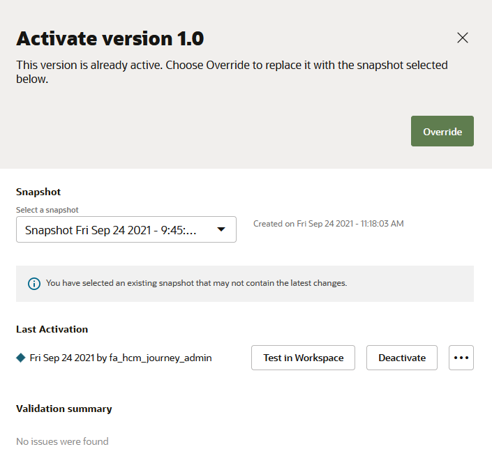 activate Version1_success