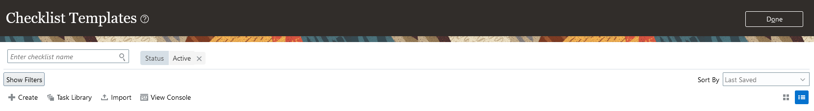 checklist Templates Create