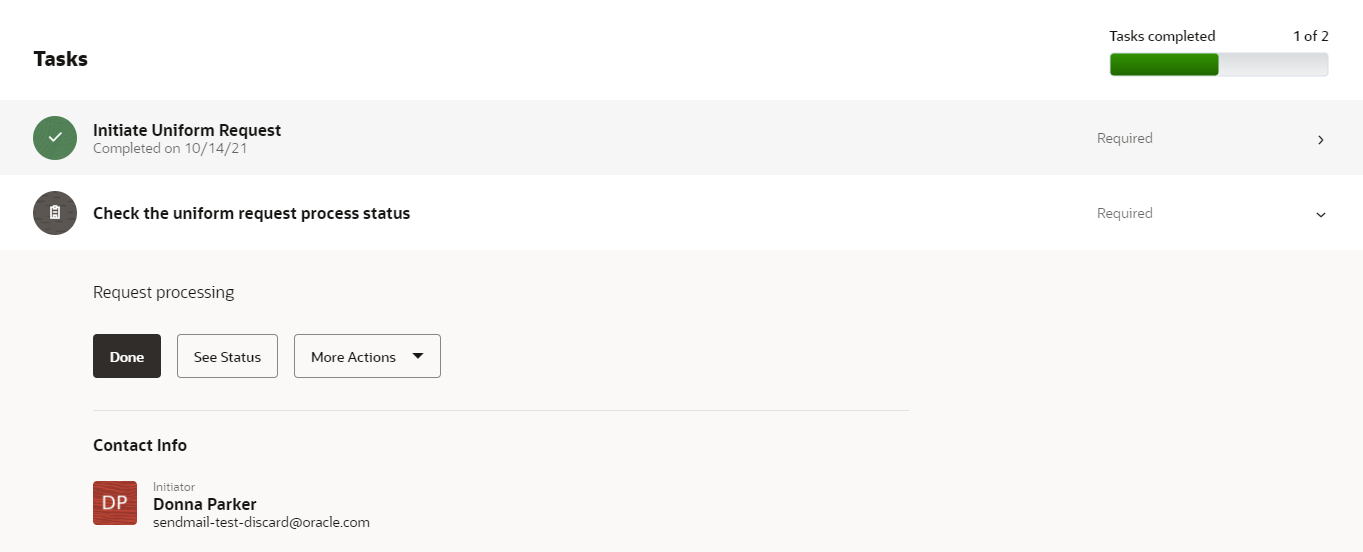 check on Status Process