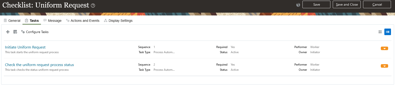 complete Jourrney Task Setup