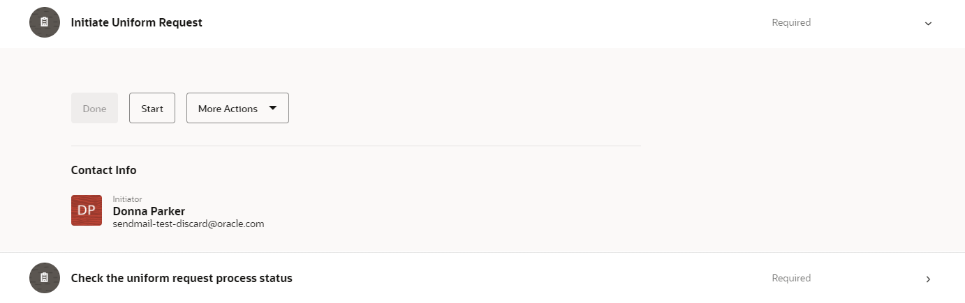 initiate Uniform Request Start