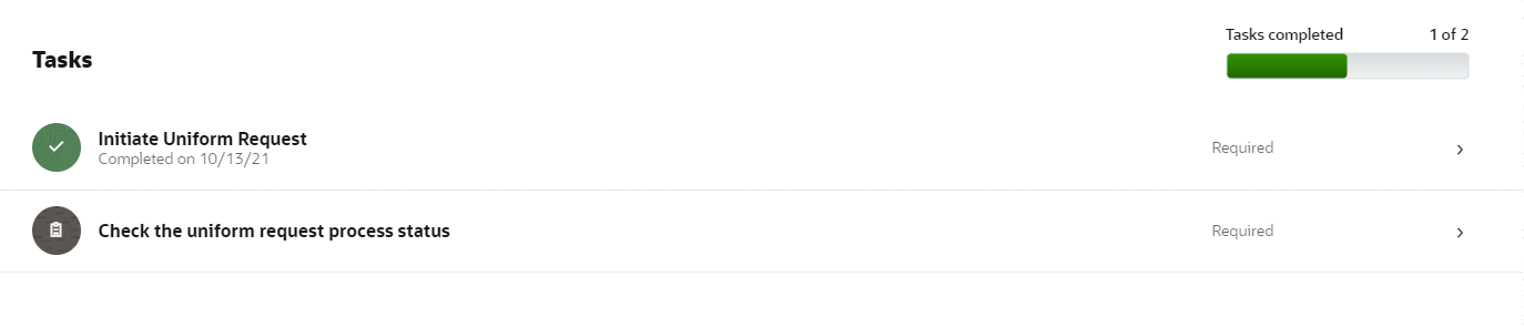 uniform Request Processing Complete