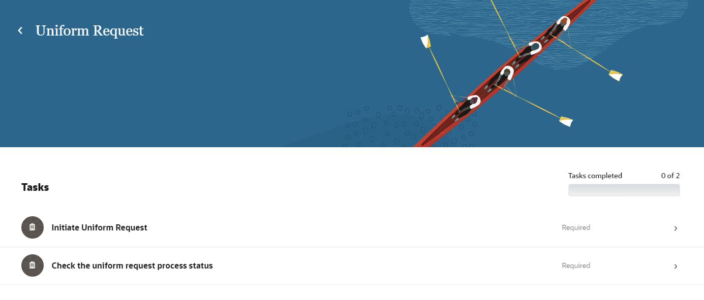 uniform Request Task List