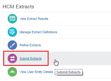 View Extract Run Details
