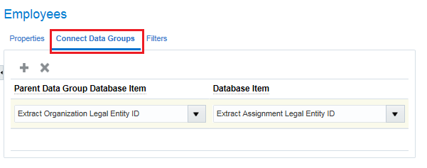 Connect Data Groups chain link