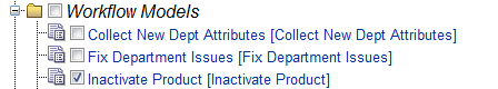 Inactivate Product Workflow Model