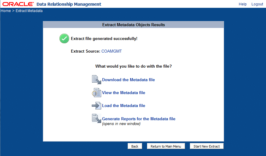 Extracted Metadata