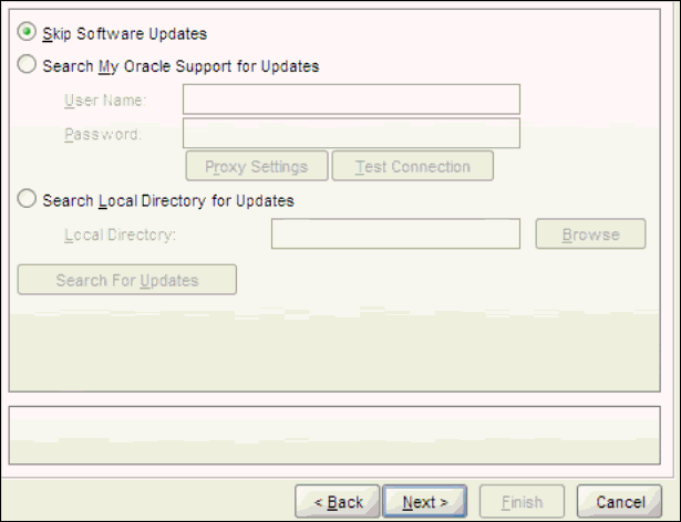 SOA Suite Installer - Software Updates