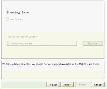 SOA Suite Installer - Application Server