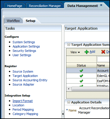 Select Import Format