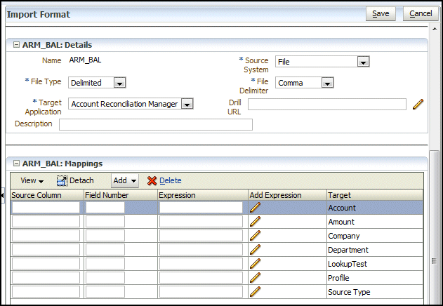 import format mapping1