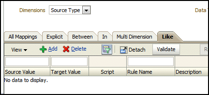 Source Type mappings1