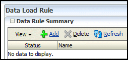 Add Data Load Rule