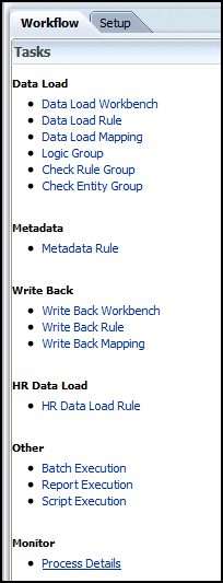 Select Process Details