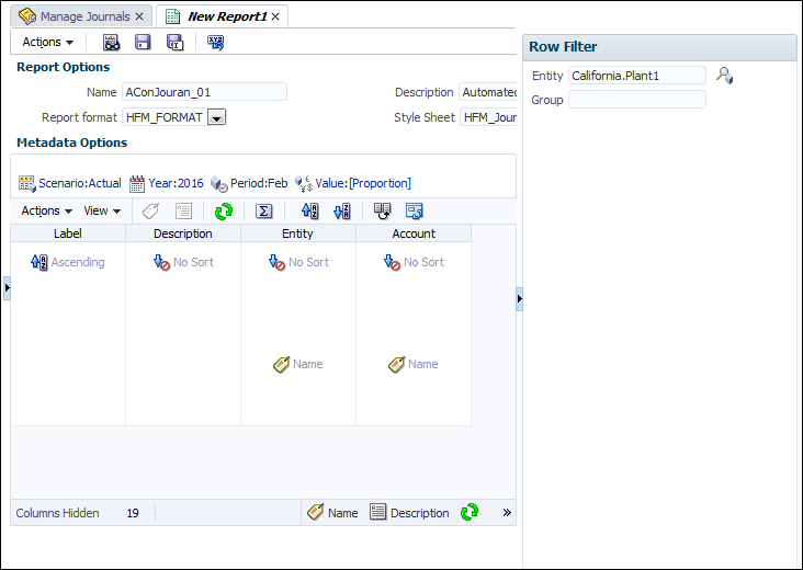 Viewing, Printing, and Extracting Automated Consolidation Journals in