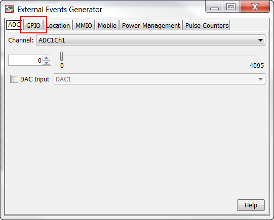 External Events Generator