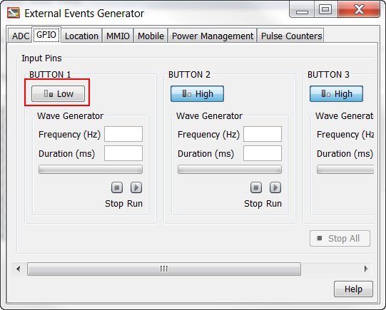 External Events Generator