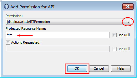 Add Permission for API