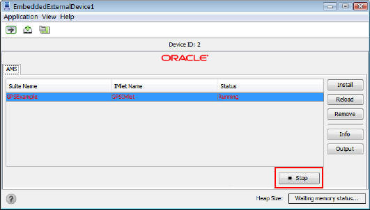 EmbeddedExternalDevice 1 Emulator