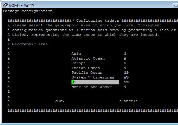 Raspberry Configuration Screen