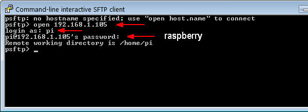 PSFTP Window