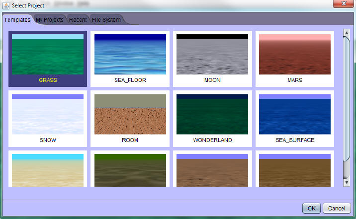 Templates Dialog Box