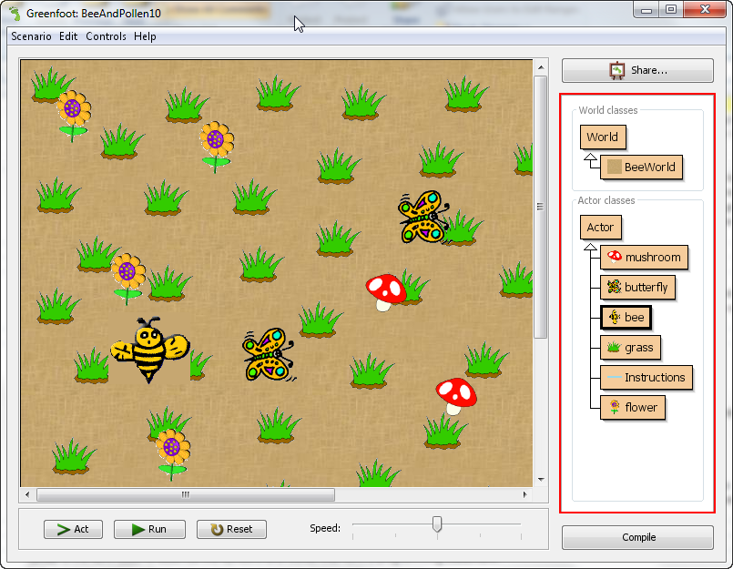2D Demo Class Display
