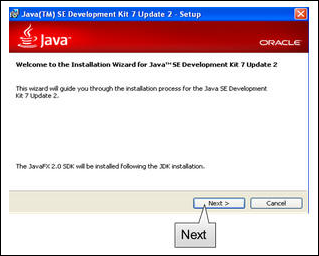 JDK Wizard Screenshot