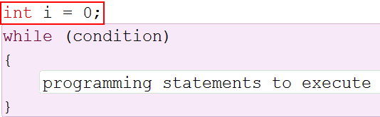 Declare Loop Variable