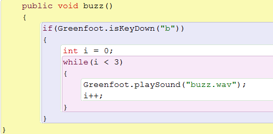 While Loop Sound Example