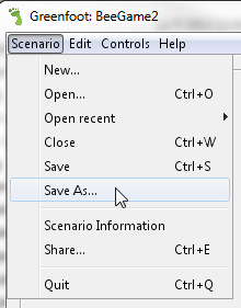 Save Scenario As...
