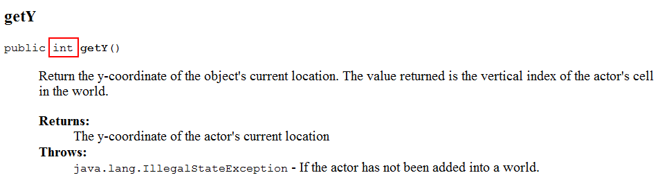 Non-Void Return Type