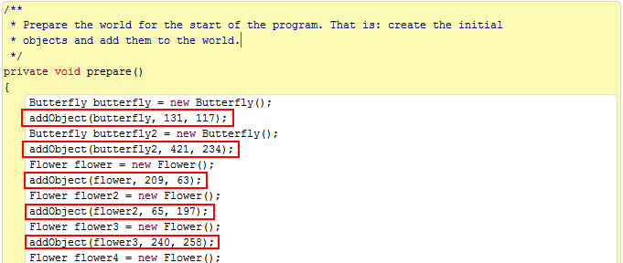 addObject Method Example