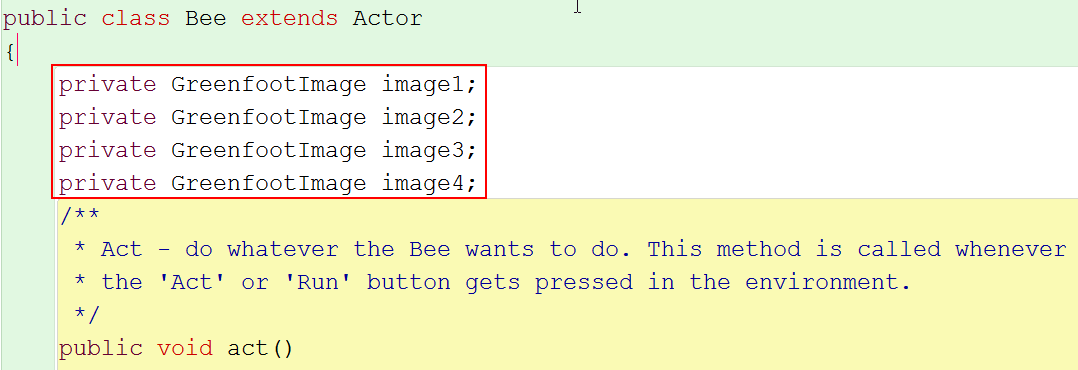 Bee Images Variables