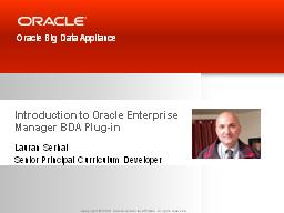 Introduction to Enterprise Manager BDA Plug-in