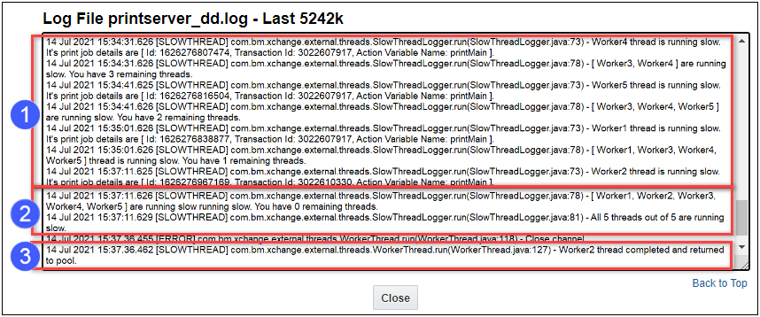 Print Server Logging