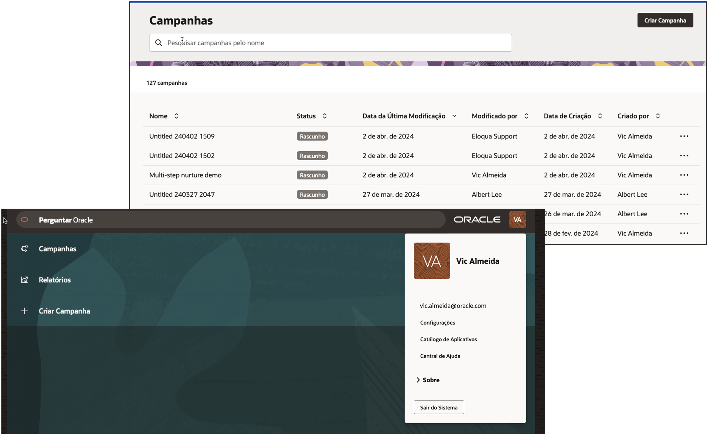 Preview of Guided Campaigns Interfaces in non-english language