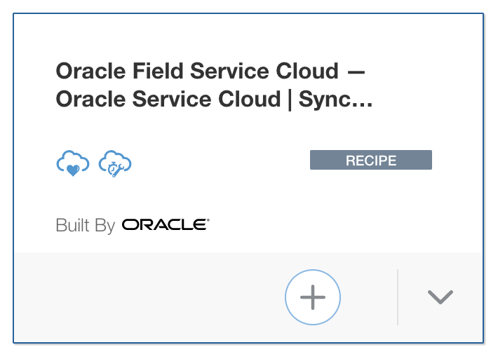 A Sample Recipe with the Plus Icon